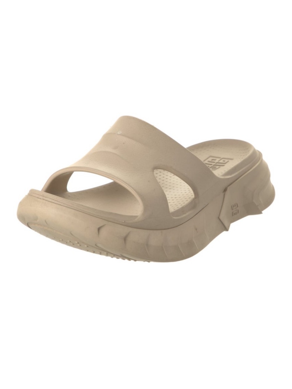 Givenchy Women’s Soccer Neutral Beige Slide Sandals